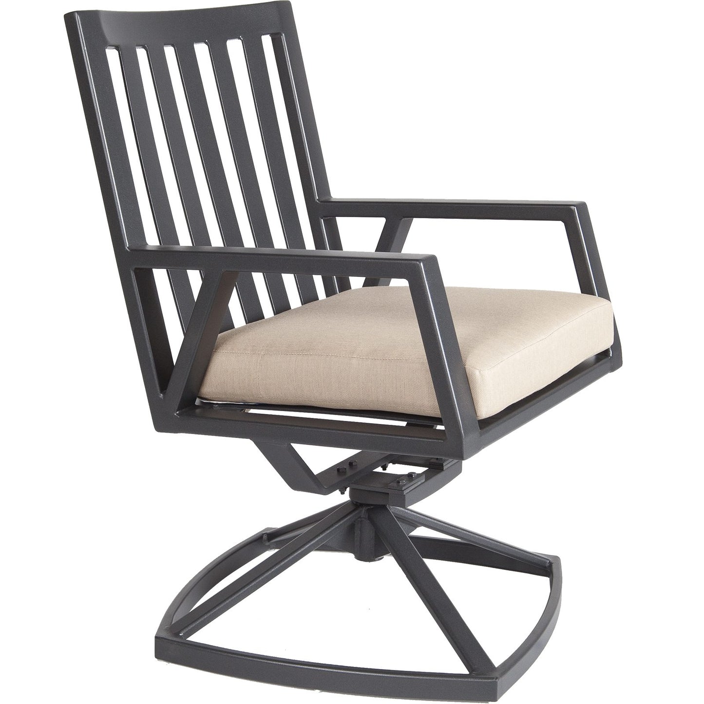 O.W. Lee Aris Swivel Rocker Dining Arm Chair