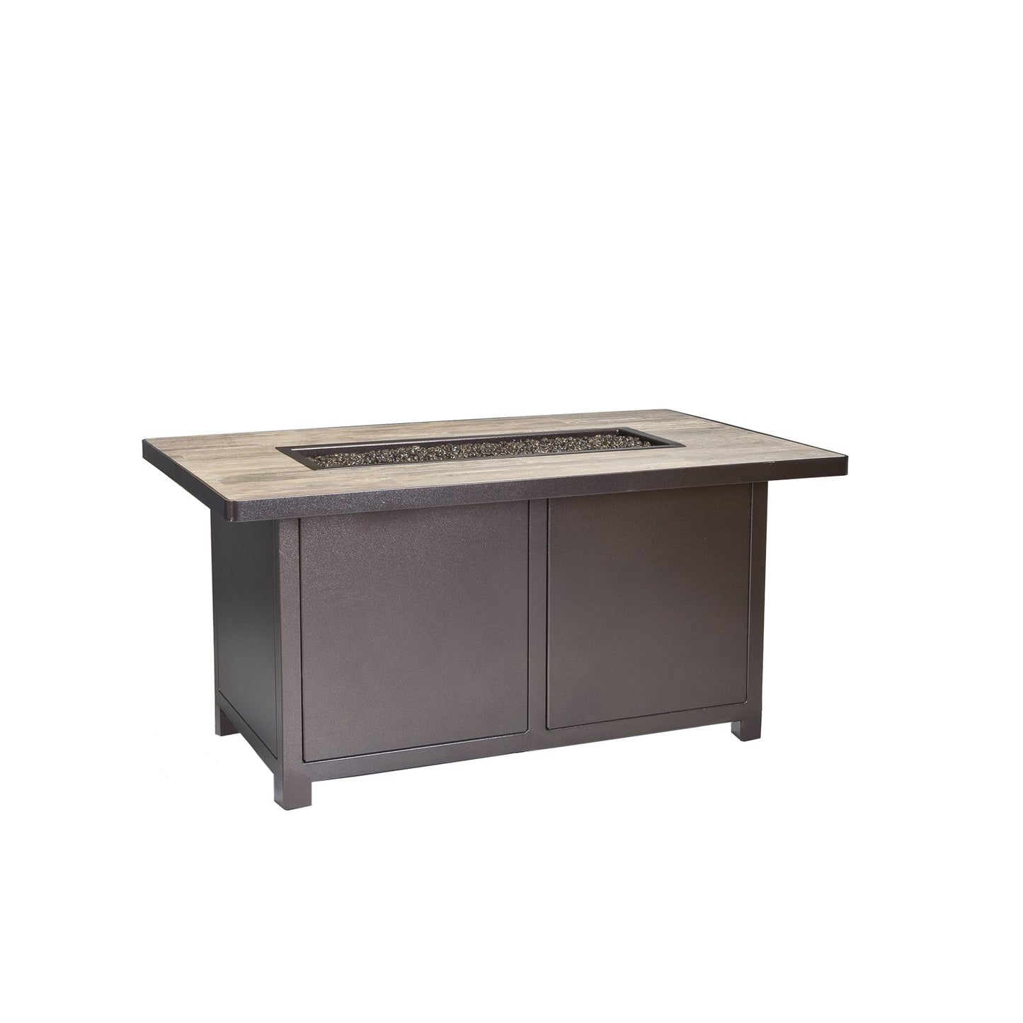 O.W. Lee 30"x50" Chat Height Capri Iron Fire Pit