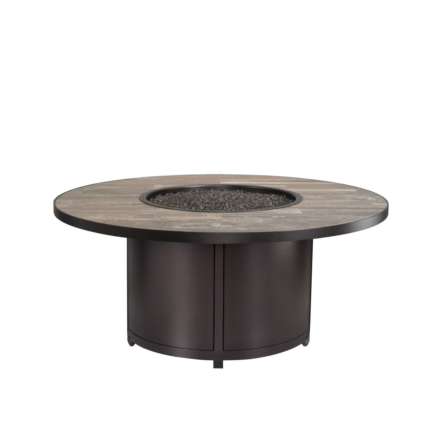 O.W. Lee 54" RD. Chat Height Capri Iron Fire Pit