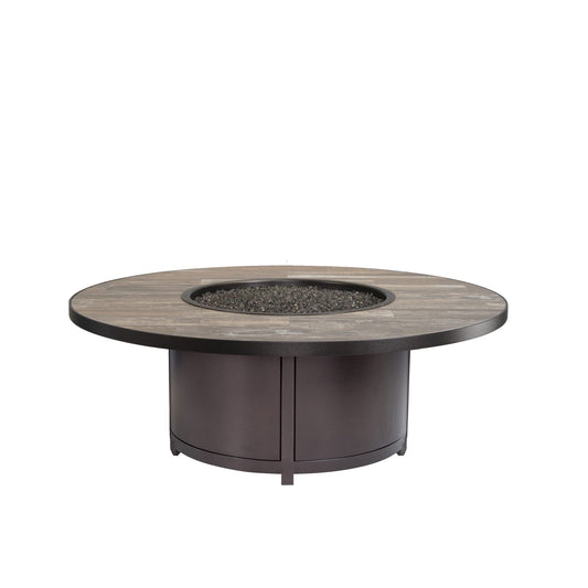 O.W. Lee 54" RD. Occasional Height Capri Iron Fire Pit