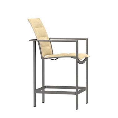 O.W. Lee Studio Padded Sling Bar Stool
