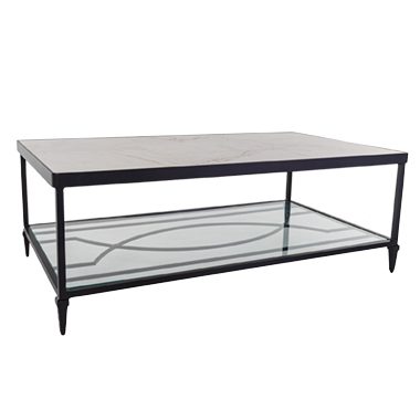 O.W. Lee Kensington  28" x 50" Occasional Table w/ Shelf